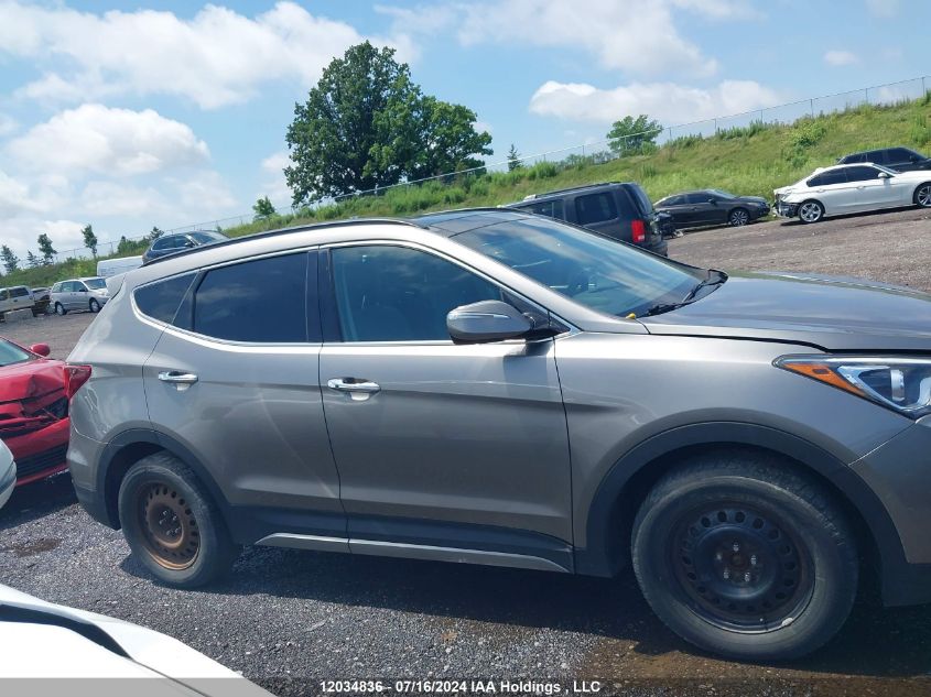 2018 Hyundai Santa Fe VIN: 5XYZUDLA6JG517158 Lot: 12034836