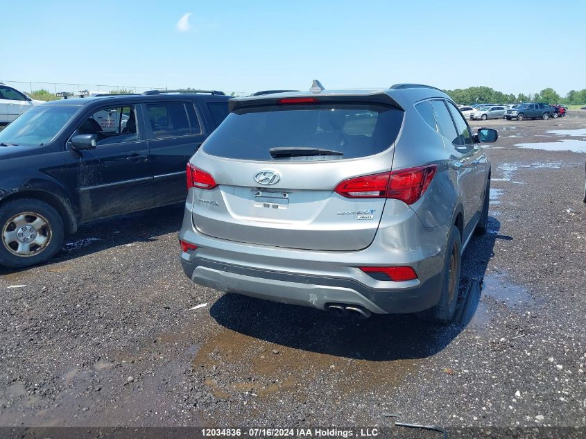 2018 Hyundai Santa Fe VIN: 5XYZUDLA6JG517158 Lot: 12034836