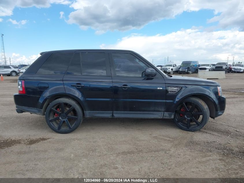 2012 Land Rover Range Rover Sport VIN: SALSK2D43CA732819 Lot: 12034860