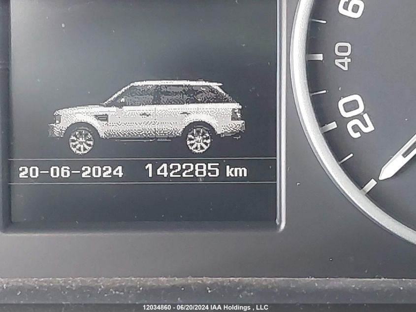 2012 Land Rover Range Rover Sport VIN: SALSK2D43CA732819 Lot: 12034860