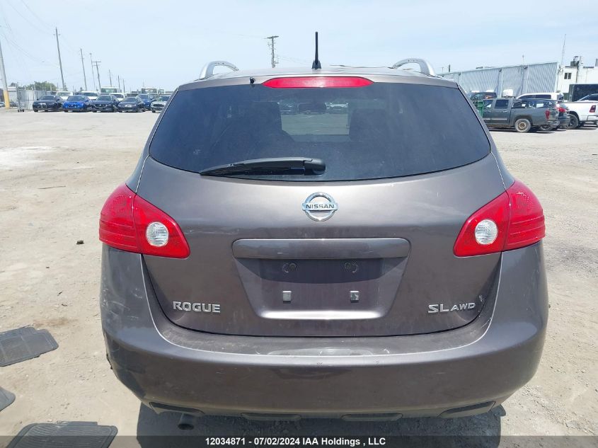 2009 Nissan Rogue Sl VIN: JN8AS58V19W190580 Lot: 12034871