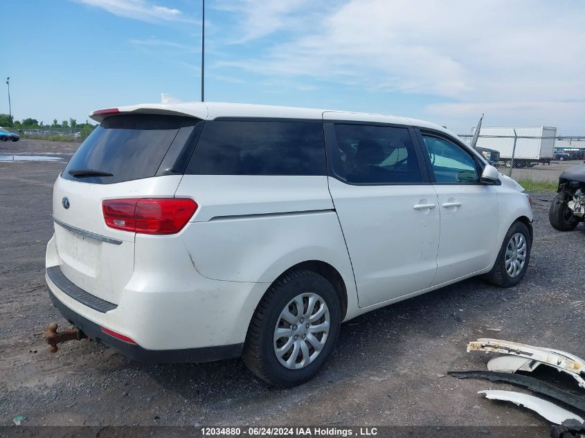 2019 Kia Sedona VIN: KNDMA5C16K6497443 Lot: 12034880