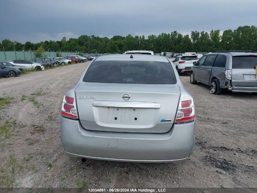 2010 Nissan Sentra 2.0S VIN: 3N1AB6AP8AL695834 Lot: 12034891