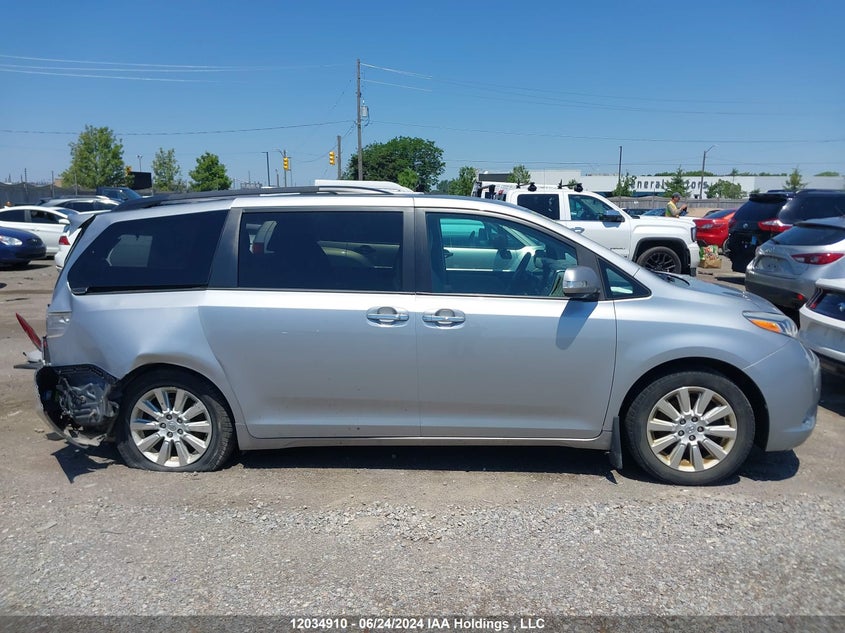 2015 Toyota Sienna Xle/Limited VIN: 5TDYK3DC1FS564636 Lot: 12034910