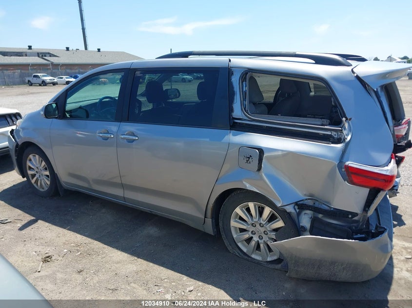 2015 Toyota Sienna Xle/Limited VIN: 5TDYK3DC1FS564636 Lot: 12034910