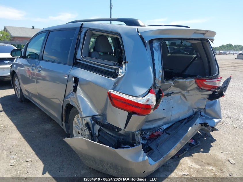2015 Toyota Sienna Xle/Limited VIN: 5TDYK3DC1FS564636 Lot: 12034910
