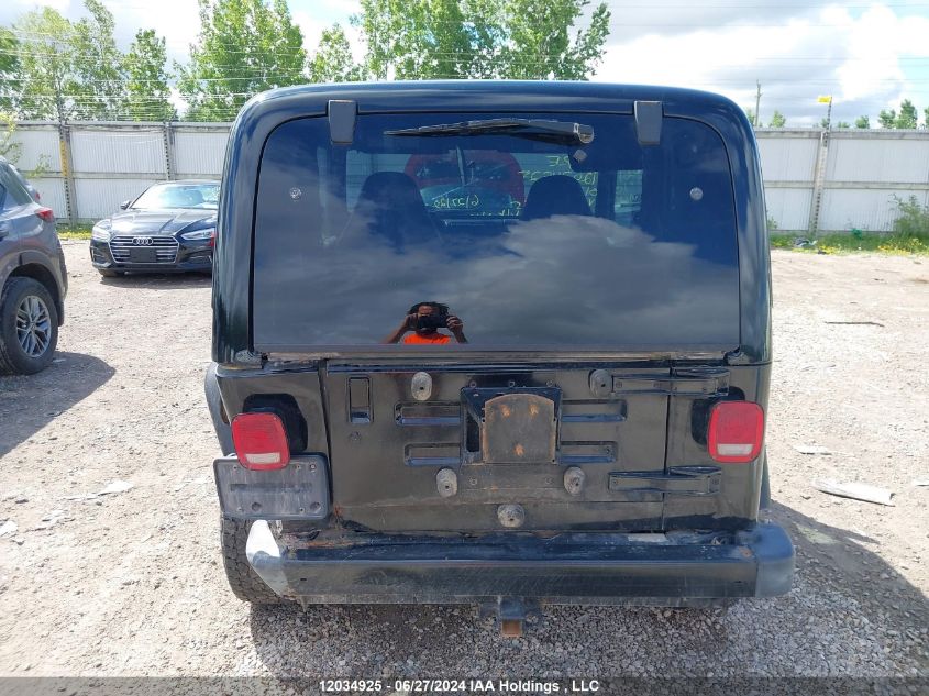 2001 Jeep Tj VIN: 1J4FA49S21P337145 Lot: 12034925