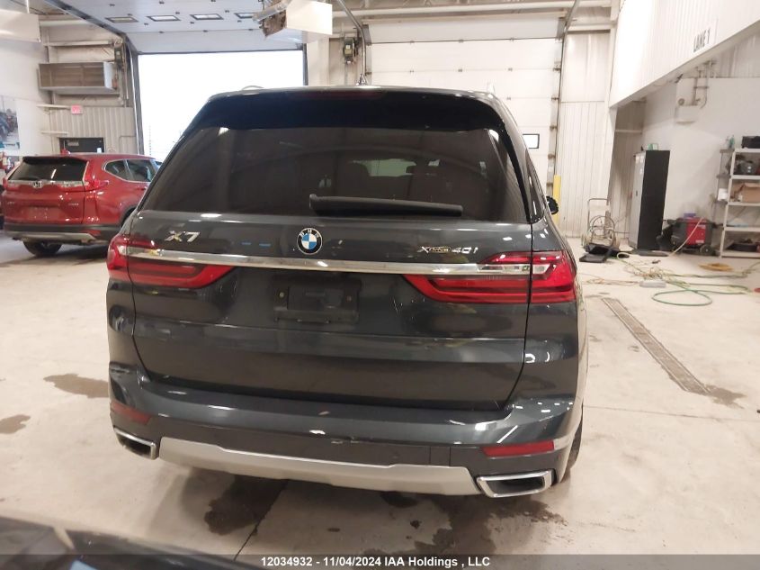 2020 BMW X7 VIN: 5UXCW2C05L0E74678 Lot: 12034932