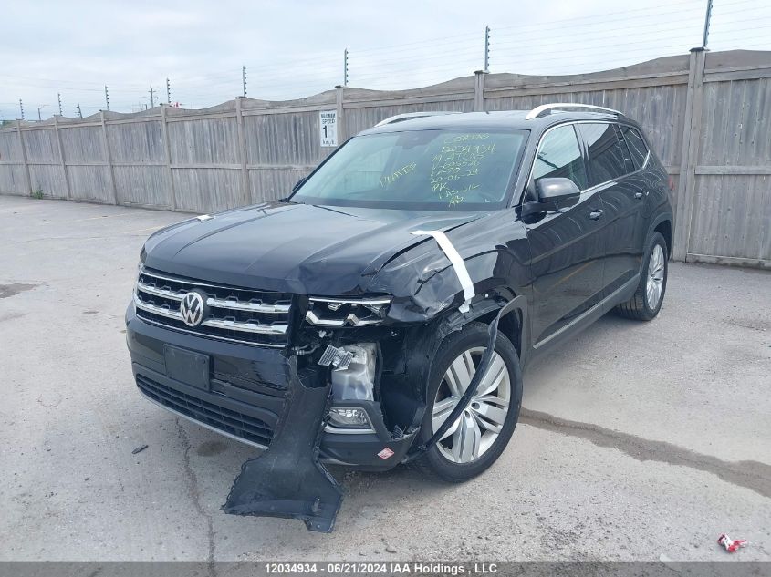 2019 Volkswagen Atlas VIN: 1V2NR2CAXKC605526 Lot: 12034934