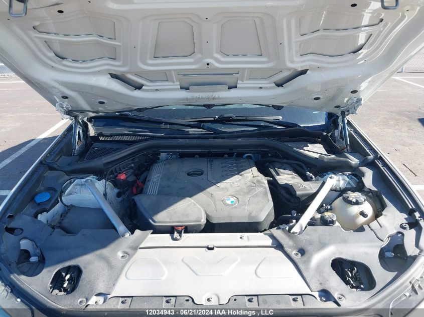 2020 BMW X3 VIN: 5UXTY5C05L9C56828 Lot: 12034943