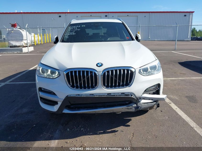 2020 BMW X3 VIN: 5UXTY5C05L9C56828 Lot: 12034943