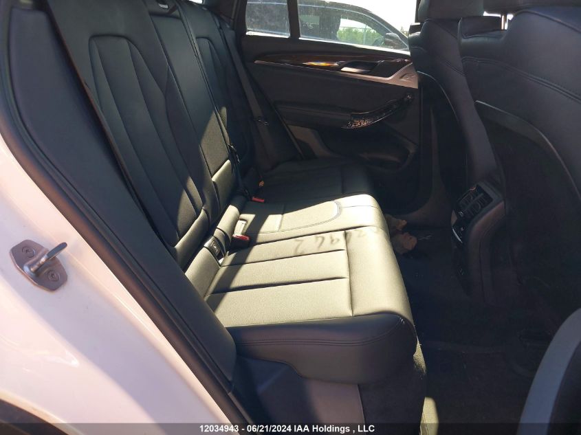 2020 BMW X3 VIN: 5UXTY5C05L9C56828 Lot: 12034943