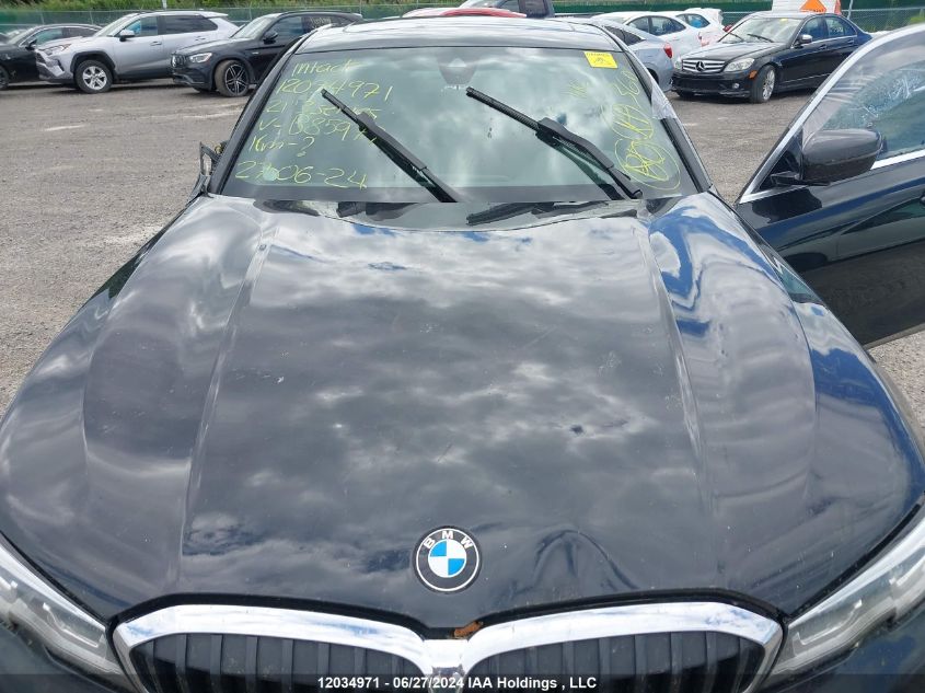 2021 BMW 3 Series VIN: 3MW5P9J0XM8B85977 Lot: 12034971