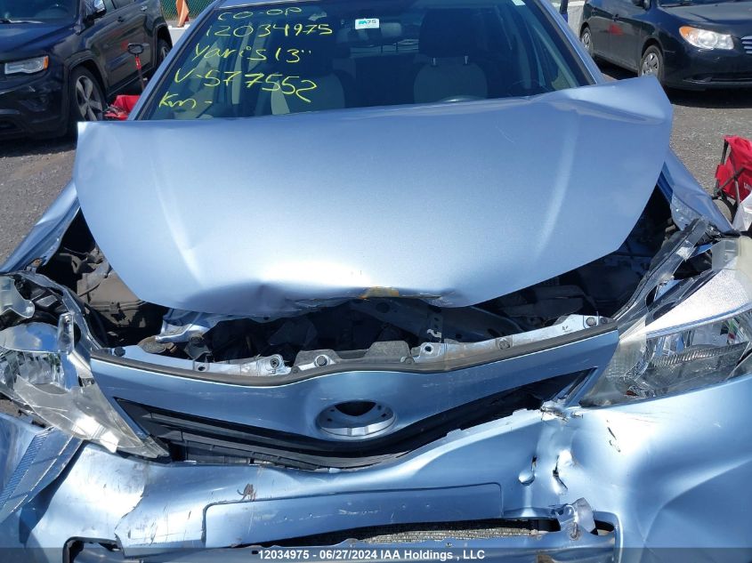 2013 Toyota Yaris Le VIN: JTDKTUD38DD567552 Lot: 12034975