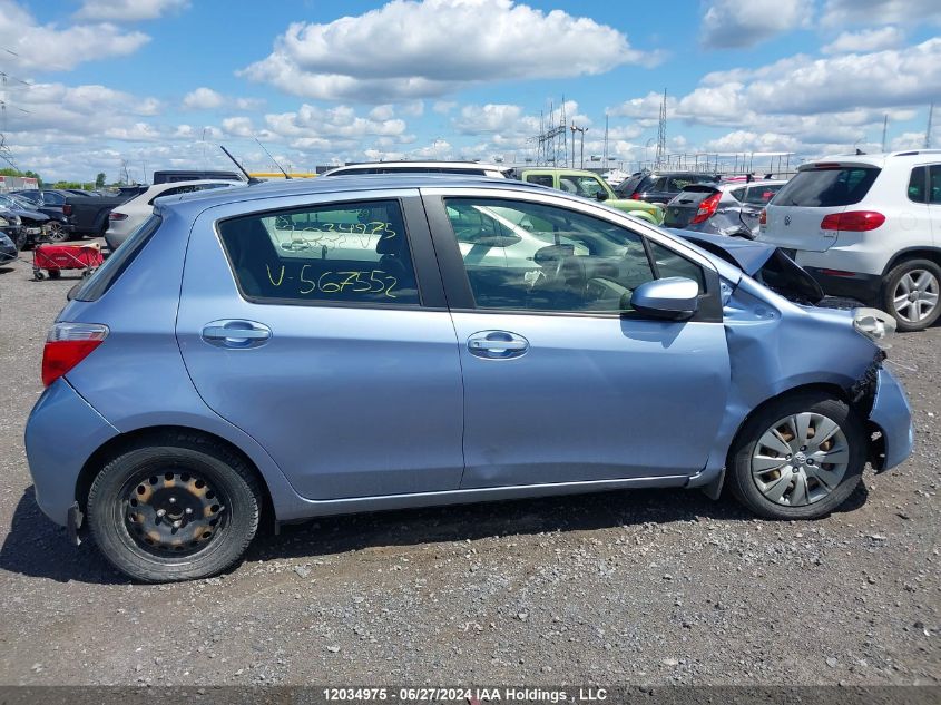 2013 Toyota Yaris Le VIN: JTDKTUD38DD567552 Lot: 12034975