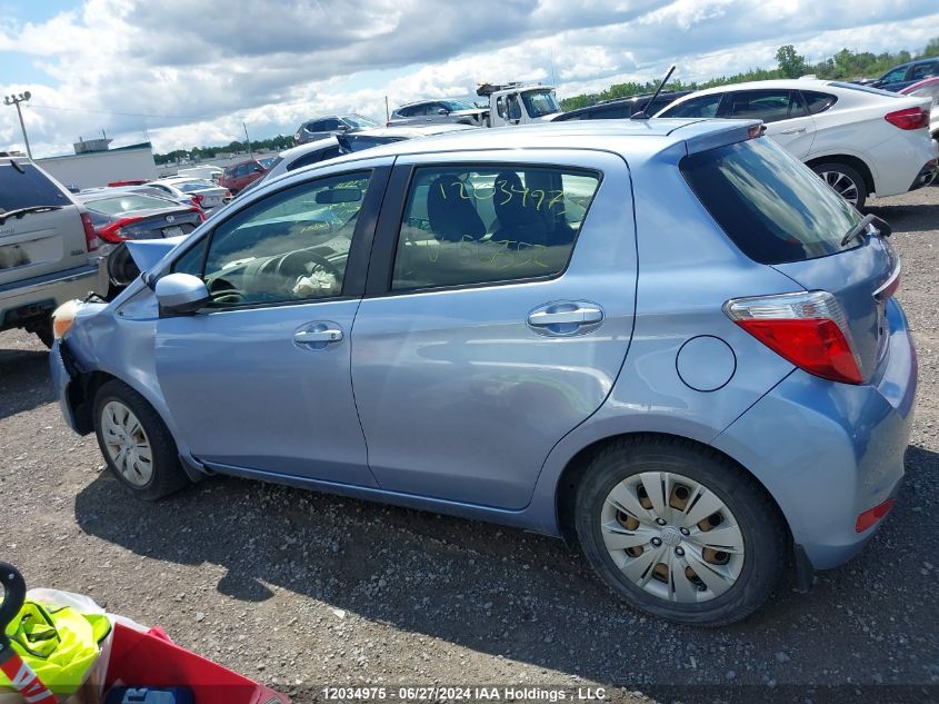 2013 Toyota Yaris Le VIN: JTDKTUD38DD567552 Lot: 12034975