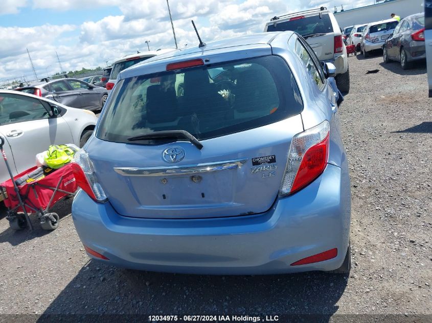 2013 Toyota Yaris Le VIN: JTDKTUD38DD567552 Lot: 12034975
