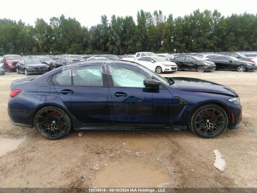2021 BMW M3 VIN: WBS33AY05MFK89872 Lot: 12035016