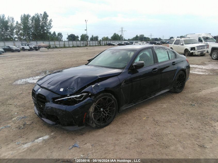 2021 BMW M3 VIN: WBS33AY05MFK89872 Lot: 12035016