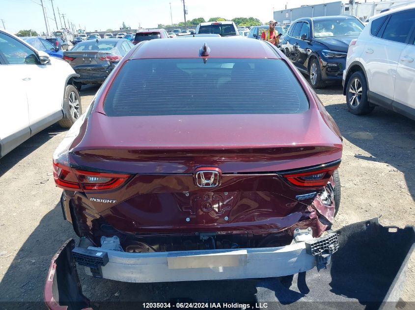 2020 Honda Insight VIN: 19XZE4F77LE400251 Lot: 12035034