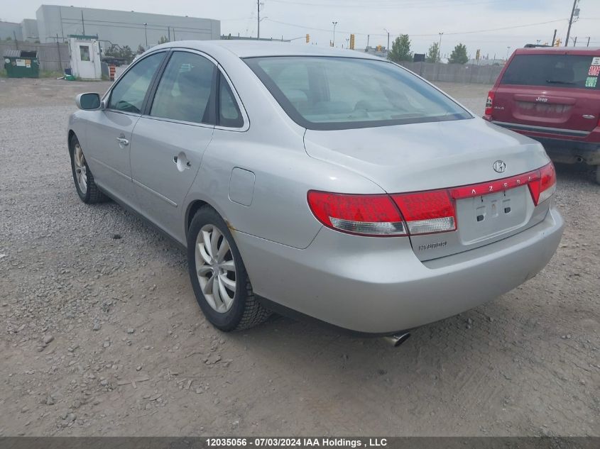 KMHFC46FX6A089031 2006 Hyundai Azera Se/Limited