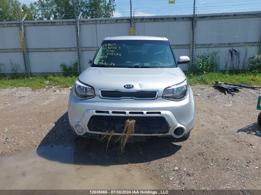 2016 Kia Soul VIN: KNDJN2A28G7872736 Lot: 12035065