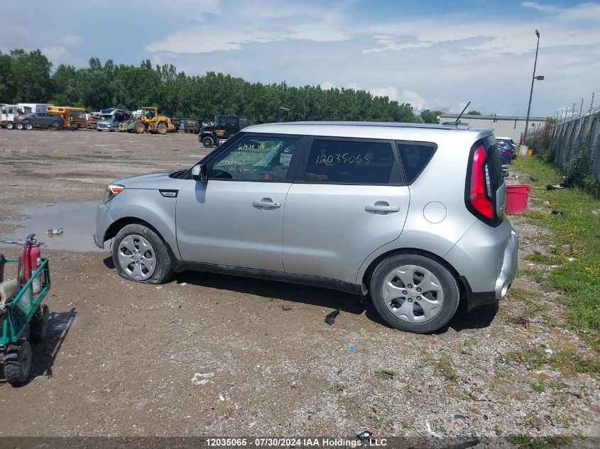 2016 Kia Soul VIN: KNDJN2A28G7872736 Lot: 12035065