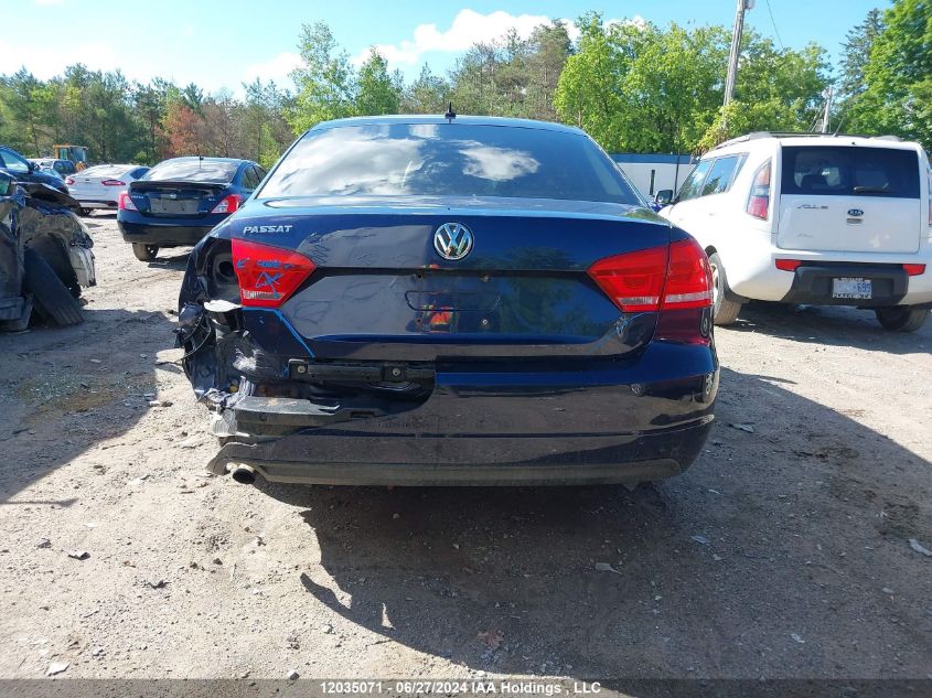 1VWAH7A33CC064872 2012 Volkswagen Passat