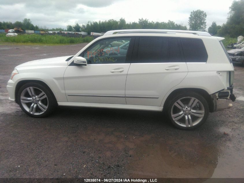 2012 Mercedes-Benz Glk 350 4Matic VIN: WDCGG8HB3CF751362 Lot: 12035074