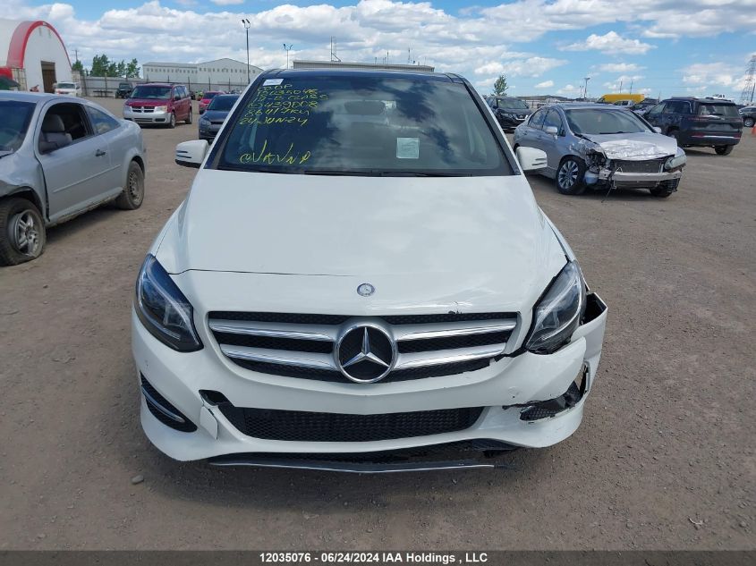 2017 Mercedes-Benz B-Class VIN: WDDMH4GB0HJ439008 Lot: 12035076