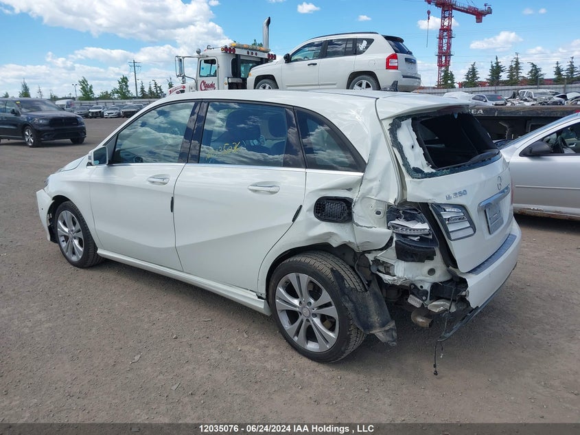 2017 Mercedes-Benz B-Class VIN: WDDMH4GB0HJ439008 Lot: 12035076