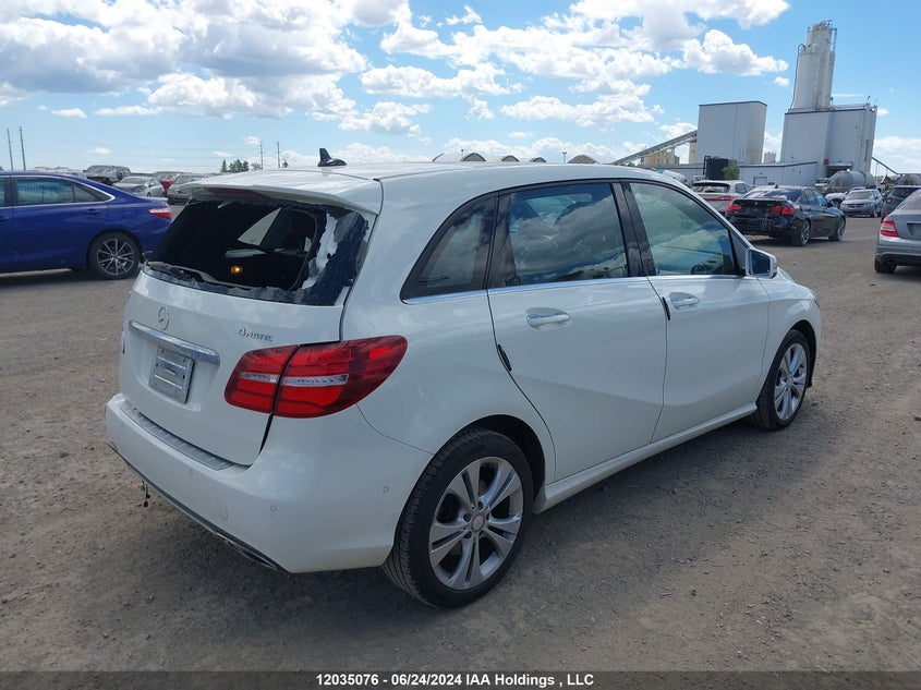 2017 Mercedes-Benz B-Class VIN: WDDMH4GB0HJ439008 Lot: 12035076