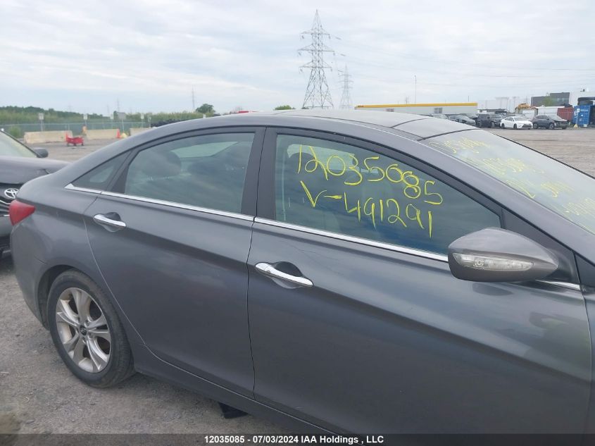 2012 Hyundai Sonata Se/Limited VIN: 5NPEC4AC6CH491291 Lot: 12035085