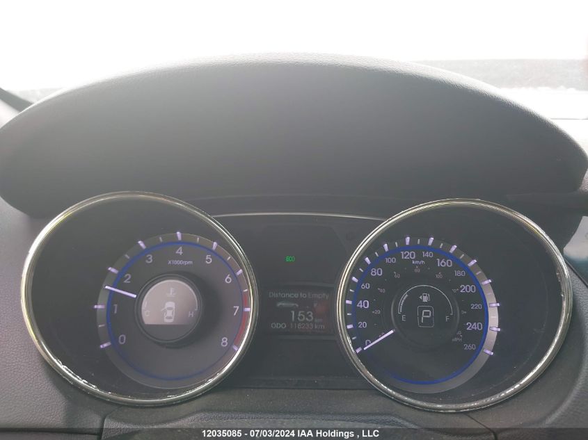 2012 Hyundai Sonata Se/Limited VIN: 5NPEC4AC6CH491291 Lot: 12035085