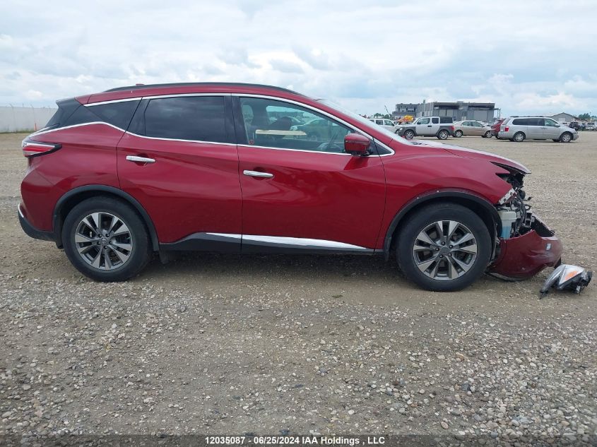 2017 Nissan Murano Sv VIN: 5N1AZ2MH4HN161208 Lot: 12035087