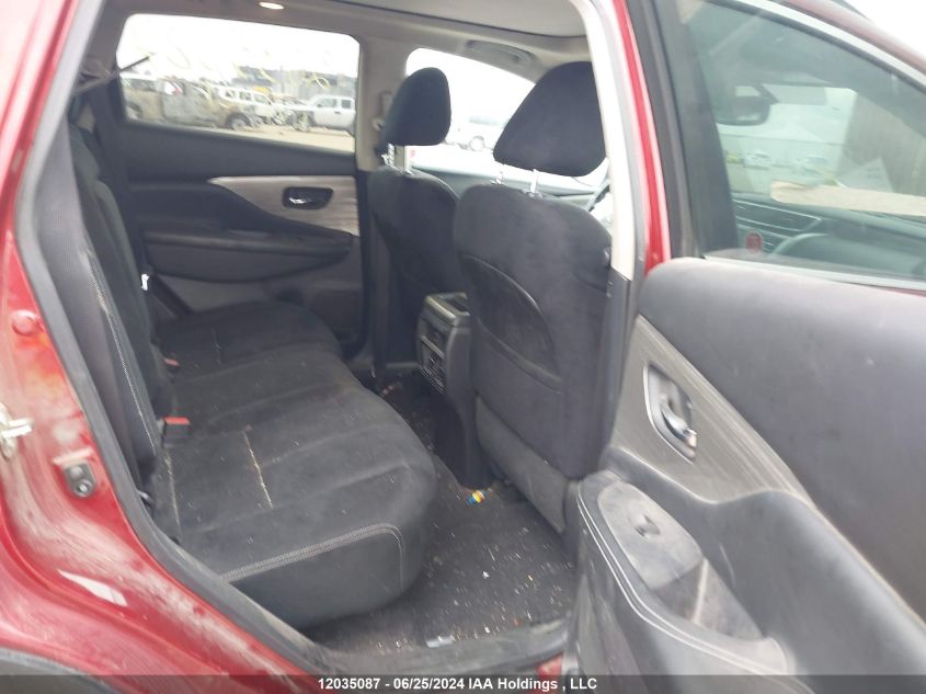 2017 Nissan Murano Sv VIN: 5N1AZ2MH4HN161208 Lot: 12035087