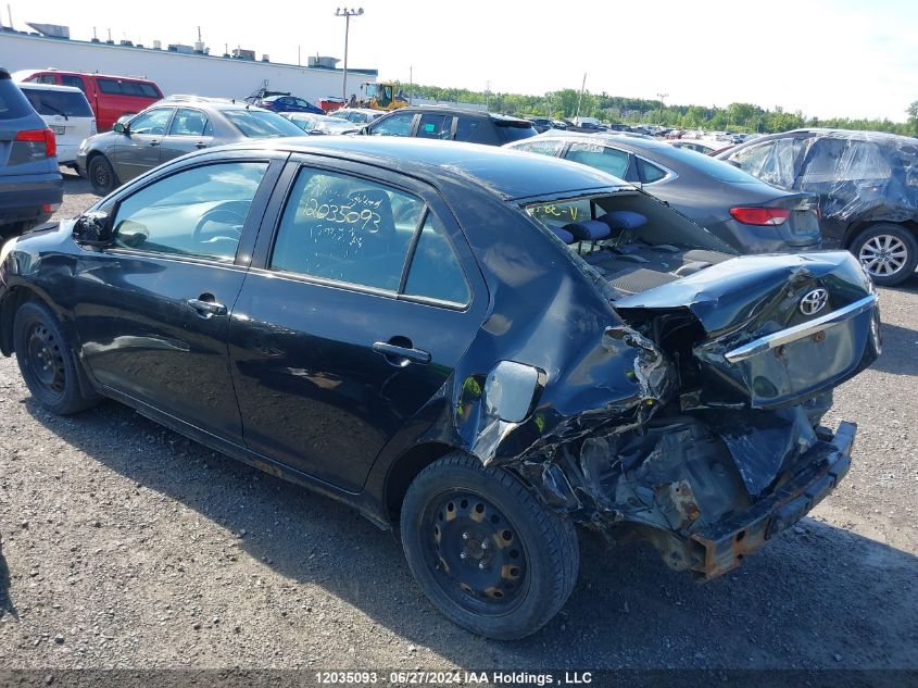 2010 Toyota Yaris VIN: JTDBT4K36A1387258 Lot: 12035093