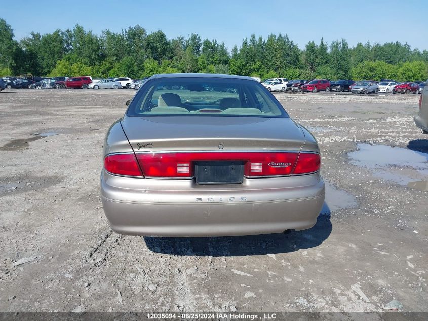 2002 Buick Century VIN: 2G4WS52JX21213757 Lot: 12035094