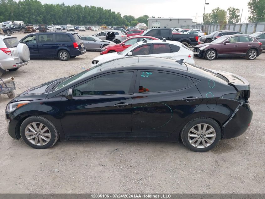 2015 Hyundai Elantra Se/Sport/Limited VIN: KMHDH4AE0FU417918 Lot: 12035106