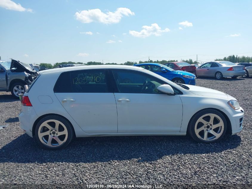 2015 Volkswagen Golf VIN: 3VW117AU2FM094056 Lot: 12035110