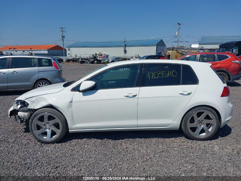 2015 Volkswagen Golf VIN: 3VW117AU2FM094056 Lot: 12035110