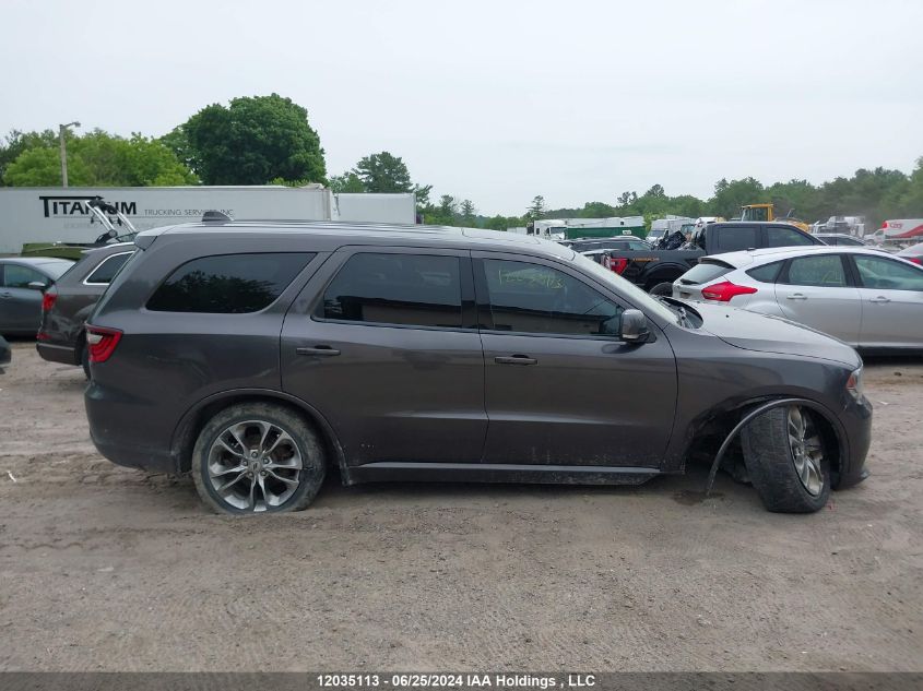 2019 Dodge Durango Gt VIN: 1C4RDJDG2KC535518 Lot: 12035113