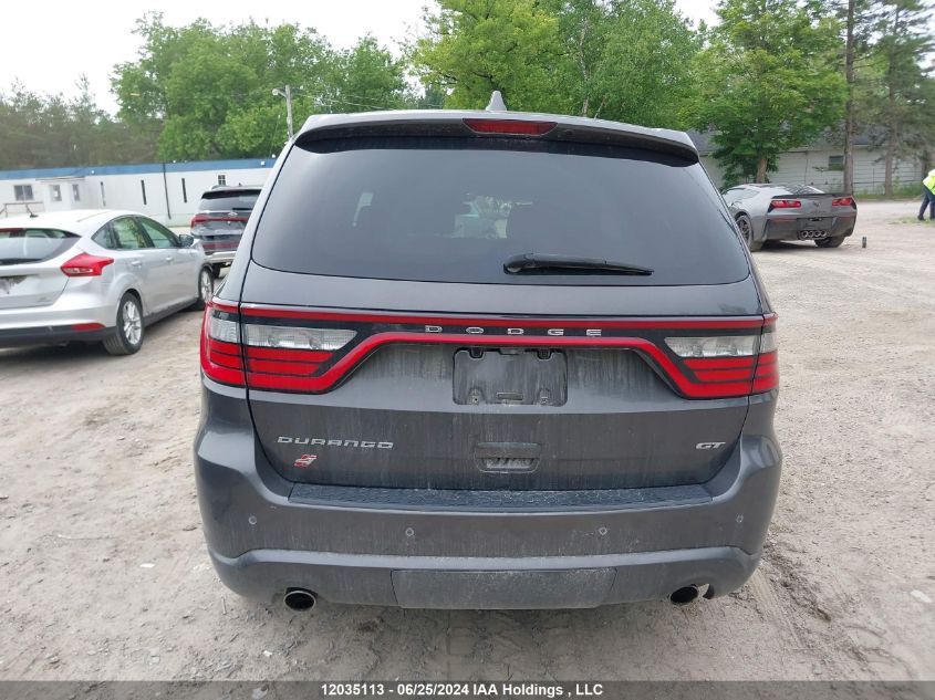 2019 Dodge Durango Gt VIN: 1C4RDJDG2KC535518 Lot: 12035113