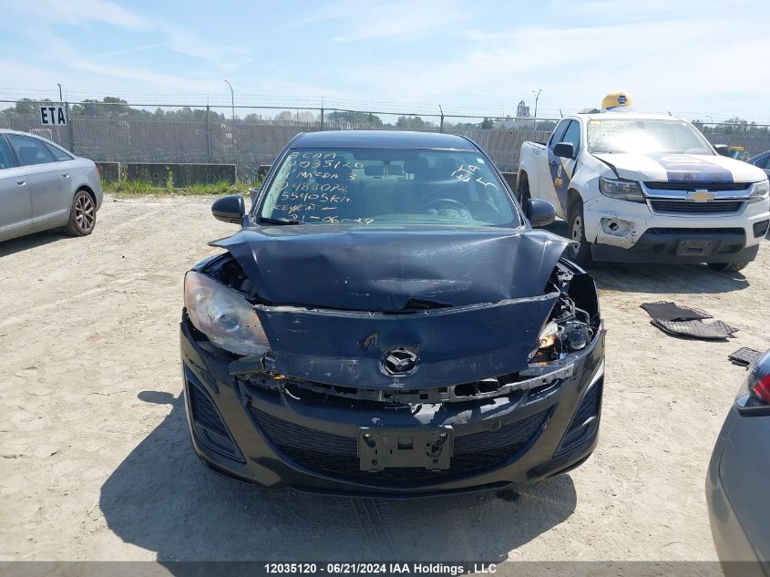 2011 Mazda Mazda3 VIN: JM1BL1UF5B1488072 Lot: 12035120