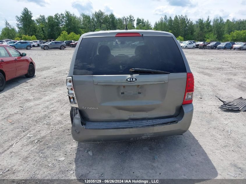 2011 Kia Sedona VIN: KNDMG4C72B6389074 Lot: 12035129