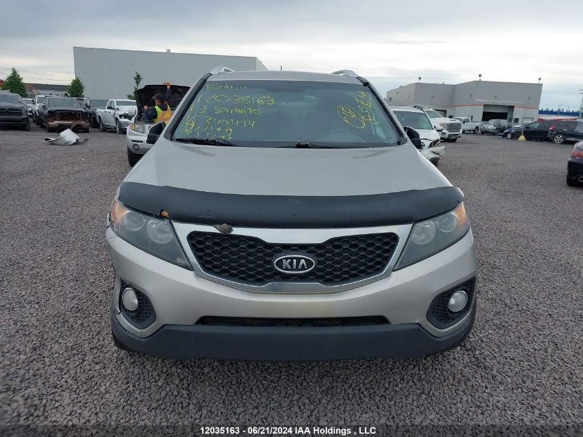 2013 Kia Sorento VIN: 5XYKT3A6XDG340454 Lot: 12035163