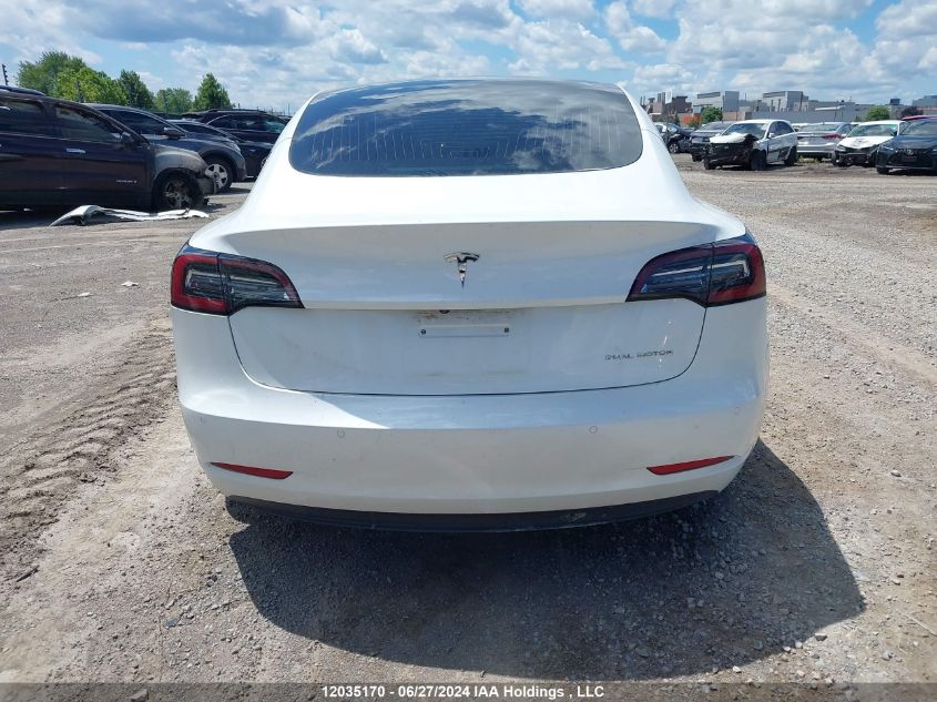 2020 Tesla Model 3 VIN: 5YJ3E1EB0LF626510 Lot: 12035170