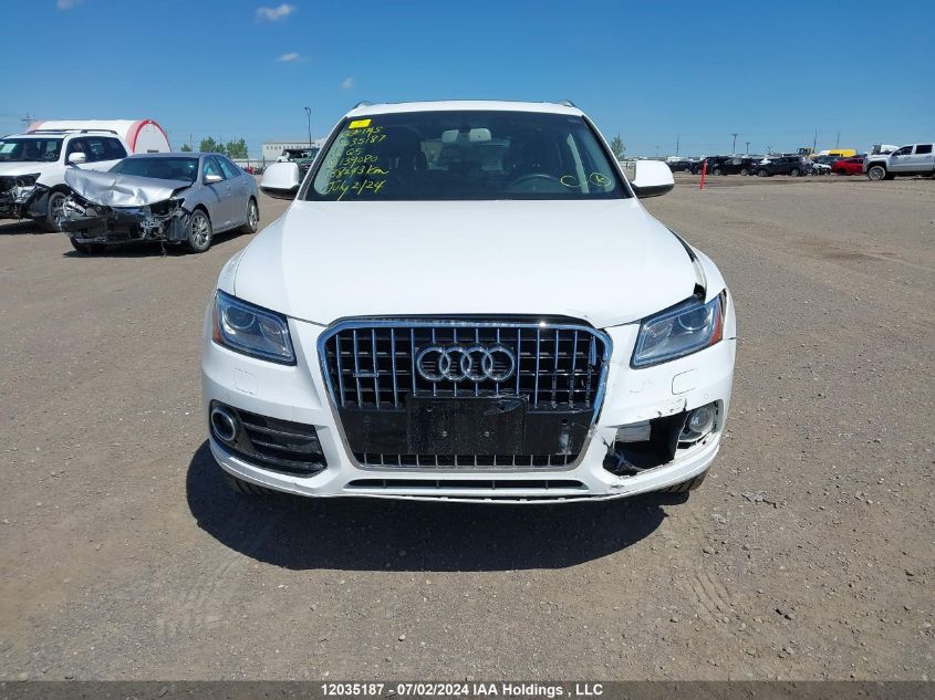 2016 Audi Q5 VIN: WA1L2AFP4GA139080 Lot: 12035187