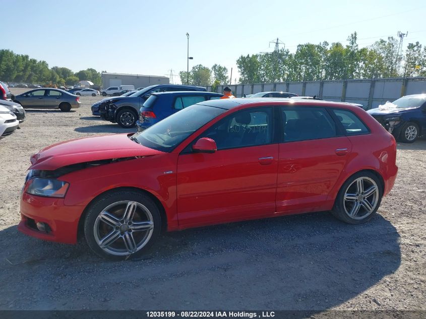 2011 Audi A3 VIN: WAUPFCFM8BA039793 Lot: 12035199