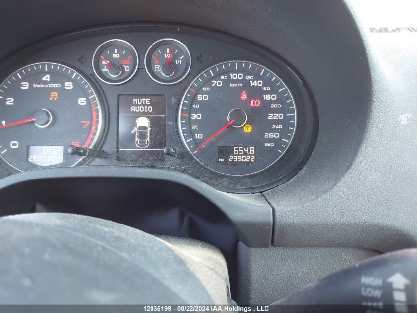 2011 Audi A3 VIN: WAUPFCFM8BA039793 Lot: 12035199